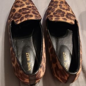 Nine West Horse Hair Flats Size 8m